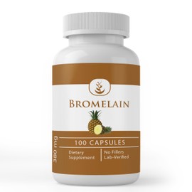 Pure Original Ingredients Bromelain, (100 Capsules) Always Pure, No Additives or Fillers, Lab Verified