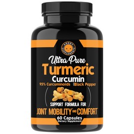Angry Supplements Curcuma 95% Curcuminoids Original El Mejor anti inflamatorio natural Turmeric