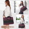 LOVEVOOK Laptop Tote Bags 15.6-17.3 inches for Woman with Clutch