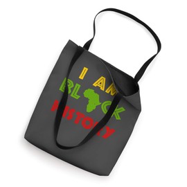 I Am Black History TGift | Black Pride African Heritage Tee Tote Bag