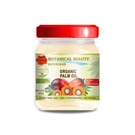 ORGANIC PALM OIL.100% Pure Natural Cold Pressed. Food Grade Food Safe PACK 2. by Botanical Beauty