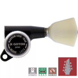 GOTOH NEW Gotoh SG381-P4N MGT Locking Tuners 7-String Keystone L4+R3 Set 4x3 - BLACK