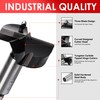 Mollom 2" (50.8mm) Forstner Drill Bit for Precise Woodworking with