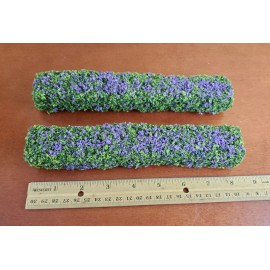 Creative Accents Flowering Hedge Purple Bendable Model RR Dioramas Dollhouses Scenery