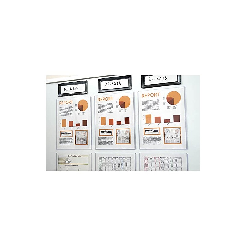 STORE SMART - Magnetic Frames - Rigid Plastic - 20-Pack