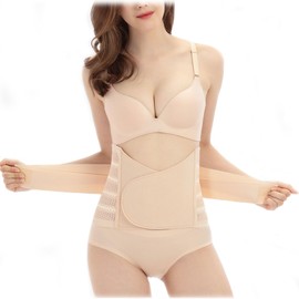 Banda del Vientre Posparto, Cintura Elástica, Cinturón Abdominal Suave, Cinturón Pélvico, Cinturón de Soporte Transpirable para la Recuperación Posparto de las Mujeres (Albaricoque, G)