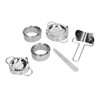10PCS Stainless Steel Dumpling Maker Dumpling Mold Set and Cutter