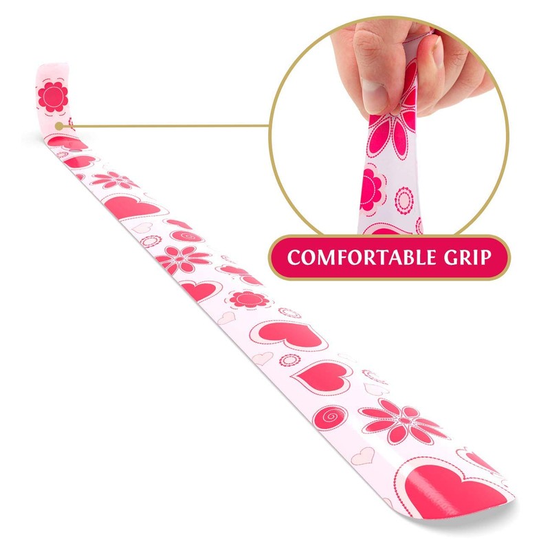 Premium Long Handle Metal Shoe Horn For Seniors, Women, Men,