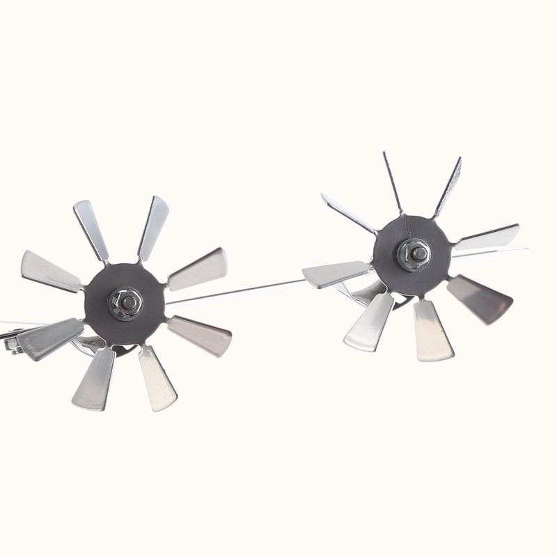 Aircraft Wind Spinner, Metal Airplane Windmill for Yard & Garden