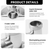 2PCS Shower Bar Valve Fixing Kit Shower Connection Elbow Tap