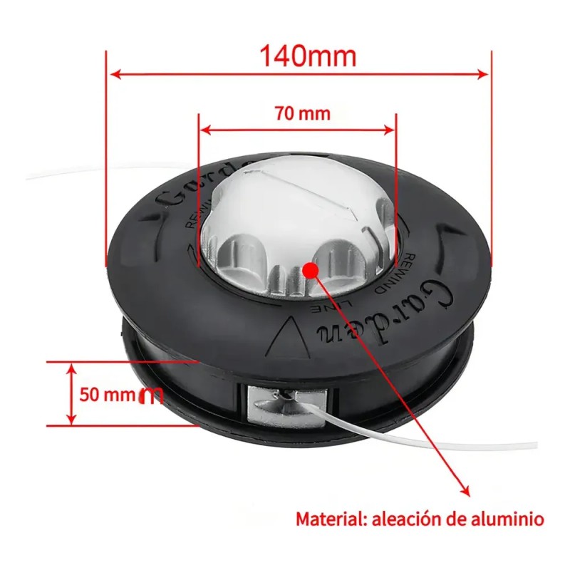 Cabezal Universal Para Desbrozadora Punta Y Accesorios