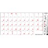 Russian Cyrillic Sticker for Keyboard with RED Lettering ON Transparent