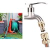 Conectores de Manguera de Jardín Brass Rust‑Resistant – Set 3/6