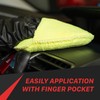 Maxshine 16cm Universal Yellow Multipurpose Microfiber Finger Hold Applicator –