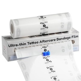 CNC Tattoo Film Cover with Sliding Cut 15cm x 5m - Aftercare Bandage, Wrap Film, Protection Film & Waterproof Dressings TA631