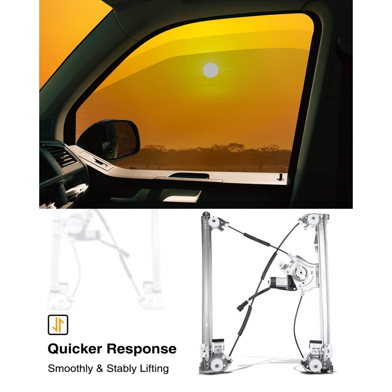 A-Premium Power Window Regulator and Motor Assembly Replacement for Ford