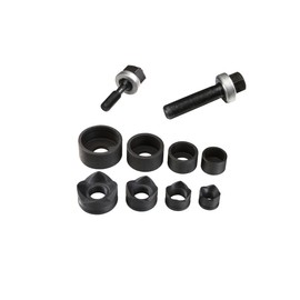 New (Set of 10) Knockout Punch Kit Forged Heated Dies Set for Punching Holes in Sheet Steel, Copper Aluminum, Brass and some types of Plastic