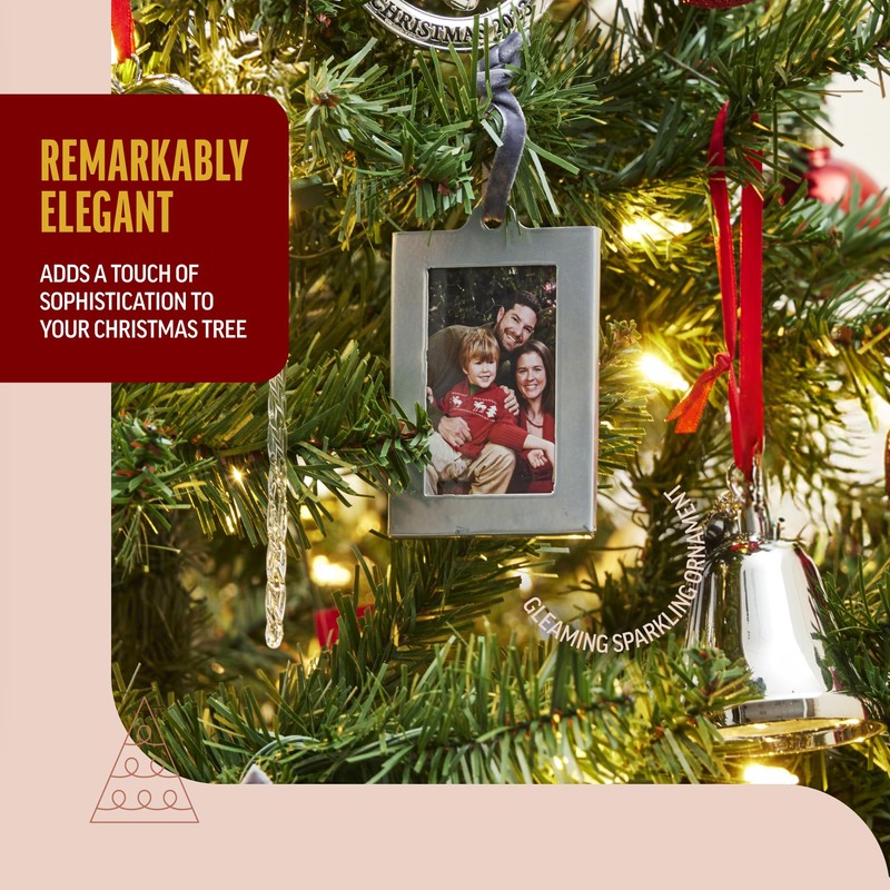 Klikel Picture Frames Ornament - Silver Small Hanging Picture Frames