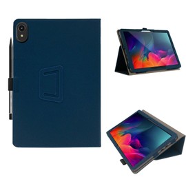 Tablet Case Cover for ApoloMedia EP1095T/ApoloSign EP1095T,Multi-Viewing Angles,Slim Light Shell Stand Cover for ApoloMedia EP1095T/ApoloSign EP1095T Tablet with Hand Strap& Pencil Holder,Navy Blue