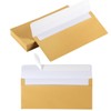 Wishop 50 Pack Shiny #10 Business Envelopes Self Seal Standard