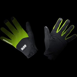 Gore C5 Gore-Tex Infinium Gloves, 7, Black/Neon Yellow