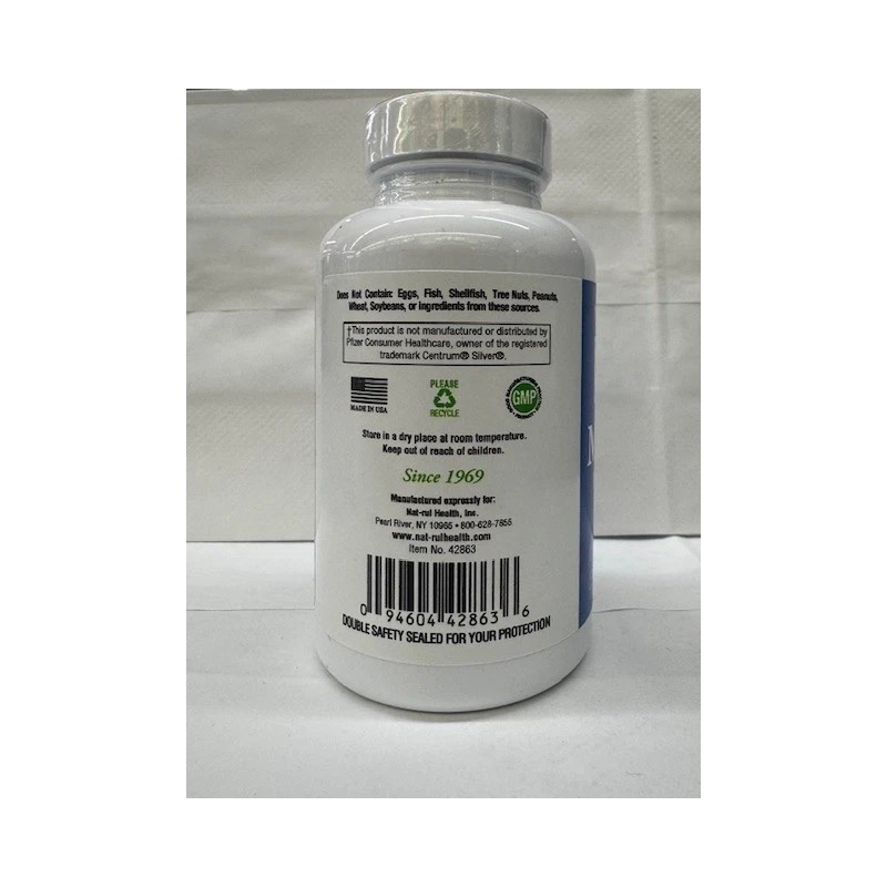 NAT-RUL HEALTH MEN'S 50+ MULTIVITAMIN