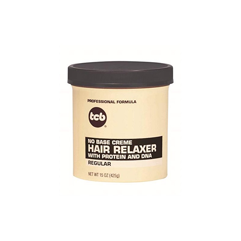 TCB No Base Creme Hair Relaxer, Regular 15 Oz,Pack of