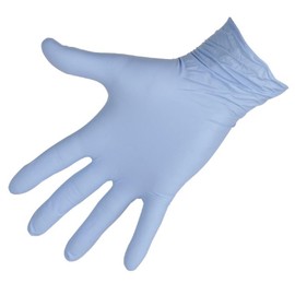 Kerbl Nitrile Top Pro, Size L, Blue, Disposable Hands, Pack of 100, Powder-Free