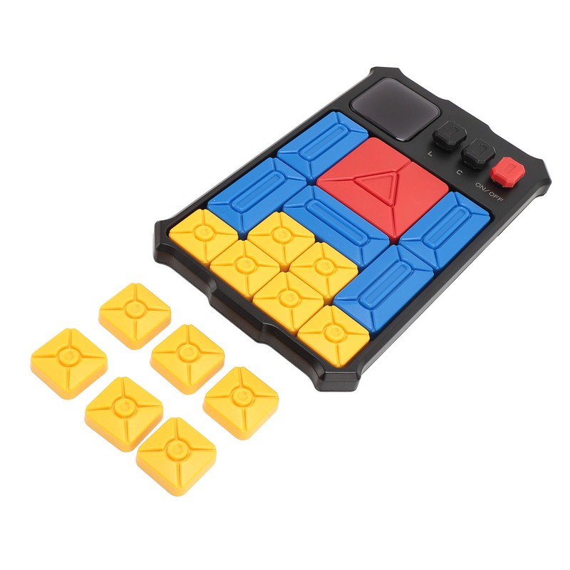 Electronic Slide Puzzle Game Over 500 Levels Educational Challenges Sliding
