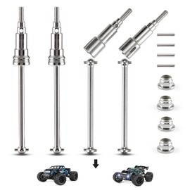 HAIBOXING RC Cars Upgrade Parts Front and Rear CVD Metal Drive Shafts Dogbone Apply to 18858 18859