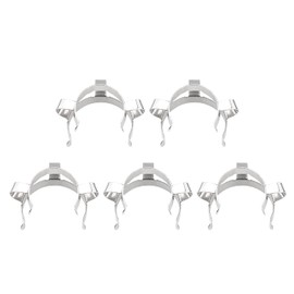 stonylab Metal Joint Clips, 5 pcs 24 mm Lab Keck Clamp #24 Keck Clips for 24/40 24/29 Glass Ground Joint Lab Accessory