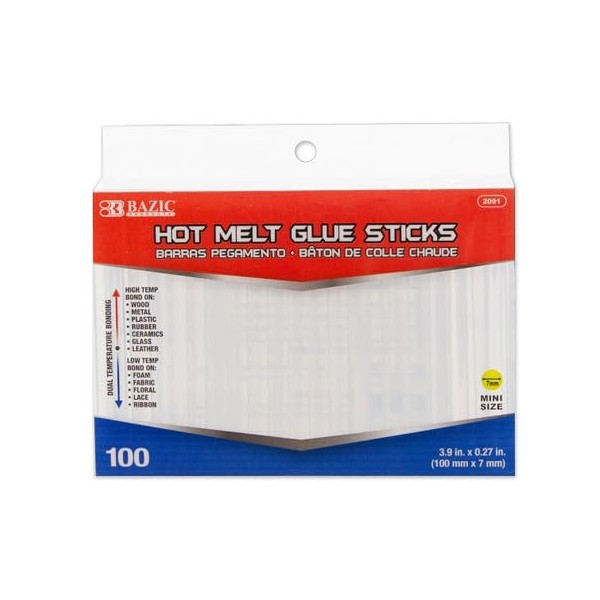 Hot Melt Glue Sticks Dual Temp. Mini Size 3.9" x