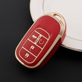 [Kinotaka] Honda Exclusive New N-Box NBOX Custom JF5 JF6 New Vezel Vezel rv VEZEL e: HEV Civic Step Wagon SPADA Spada RP8 TPU Smart Key Case (Red), red
