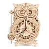 ROKR 3D Wooden Puzzles for Adults Owl Clock - Mechanical