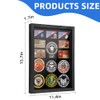 Patch Display Case Wall Mount — Black Wooden Patch Display