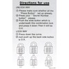 MIONI 10 Digit Push Button Combination Padlock, 5 Digit Locking
