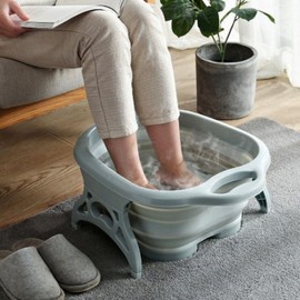 Foldable foot massage, healing foot bath after a tiring day, acupressure foot bath Acupressure folding foot bath pink 2ea