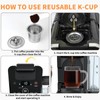 Reusable Stainless Steels K Cups for Ninja Dual Brew Coffee