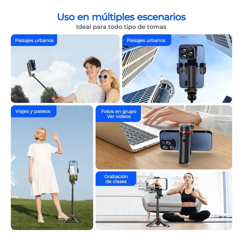Soporte Selfie Stick Mini Para Celular Con Trípode