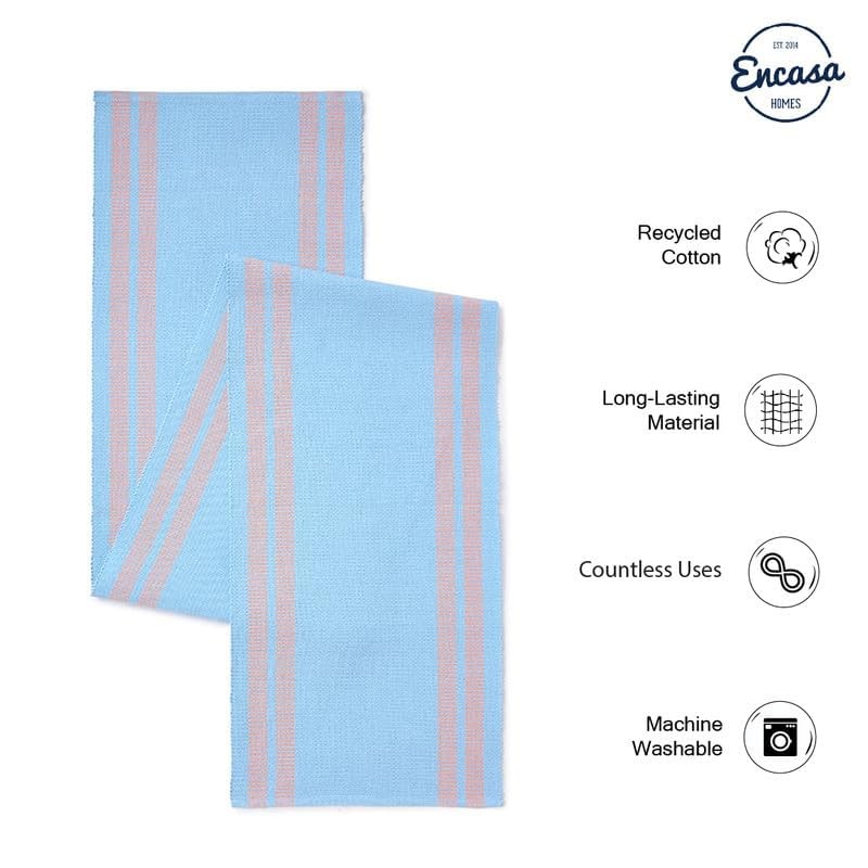 Encasa XO Dining Table Runner 13"x94" | Yarn Dyed Fine