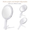 1X & 10X Magnifying Double Side Hand Makeup Mirror with