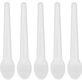Espátula Cosmética, 50 Piezas Espátula de Crema Cosmética Cuchara Pequeña en Forma de Espátula de Crema de Ojos Lavable para Pegamento de Uñas Espátula Crema Facial Mascarilla Cuid