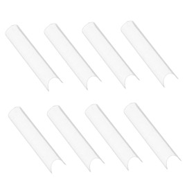 Baluue Versatile Nail Extensions 500 Long Nail Tips Half Coverage and Tapered Ends Acrylic Nail Tips Box