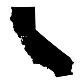 California Golden State Bruin Trojan Pride Decal Sticker - Black 5" Vinyl Decal for Cars, Laptops