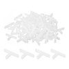 QUARKZMAN Pack of 200 Wall and Floor Tiles Plastic T-shaped