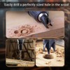 8 Pack Plug Cutters for Woodworking - Straight and Tapered