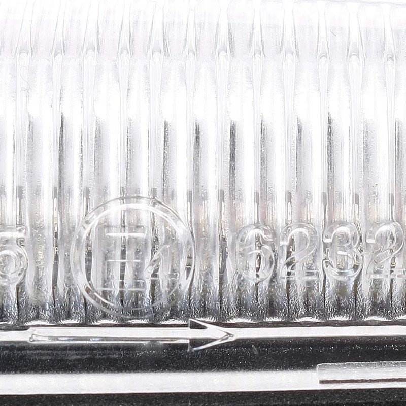 LIGHTDELUX Replacement for 2 x LED Side Indicators, Approved Mudguard