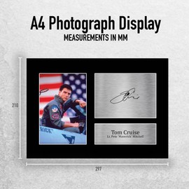 HWC Trading A4 Tom Cruise Top Gun Maverick Gifts Printed Signed Autograph Picture for Movie Memorabilia Fans - A4