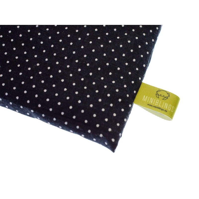 Miniblings Herbal Pillow Cold 22 x 18 cm Black White