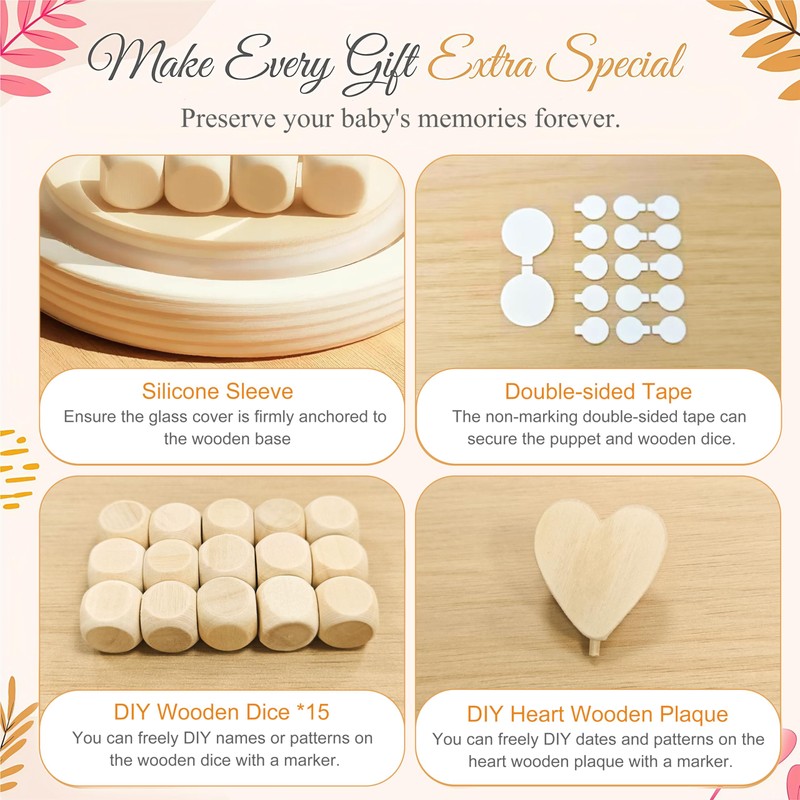 DIY Miscarriage Gifts for Mothers Glass and Wooden Box Miscarriage